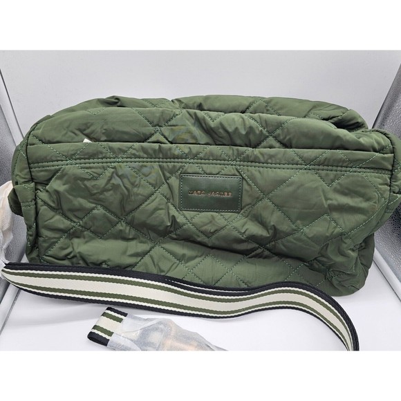 Marc Jacobs Quilted Nylon Medium Weekender Travel Bag Dark Green New ML2… - Picture 6 of 14